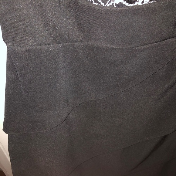 Connected Apparel Black Sleeveless Dress with Sequin Accents - Size 10 -used - Picture 3 of 8